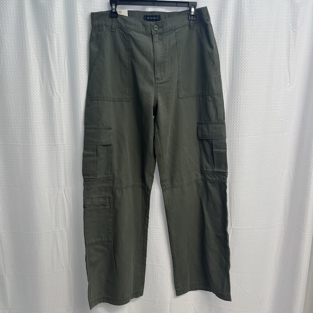 Aeropostale Women’s Army Green Utility Cargo‎ Relaxed Fit Pant Large